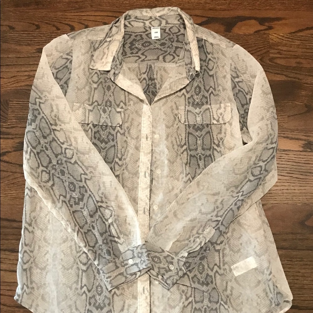 Snake skin blouse